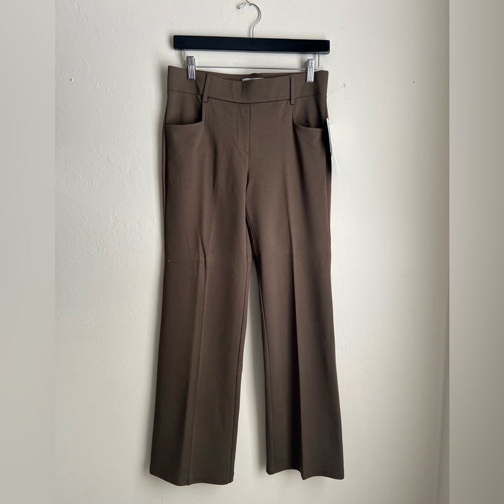 🍁89 TH Madison🍁Classic Brown Women's Trousers.NWT.